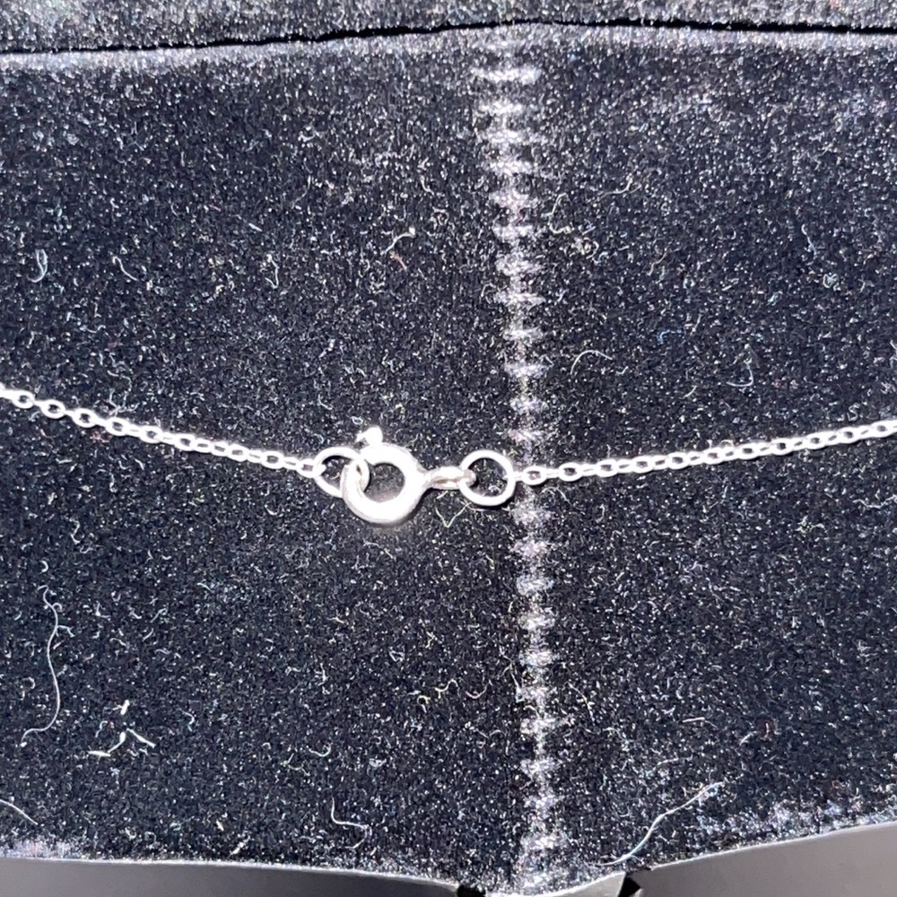 NWOT Diamond Love Knot Set,SS .02twt Diamond Pendant,SS .02twt Diamond Earrings - Picture 10 of 15